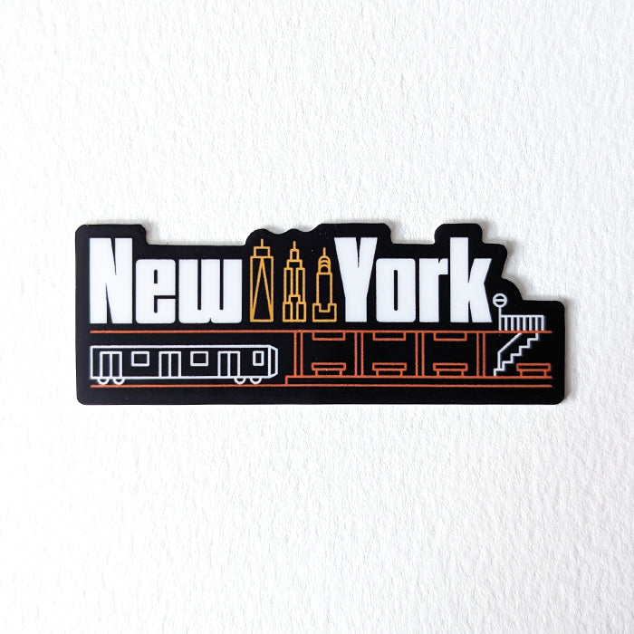 New York City Sticker (NYS Skyline)